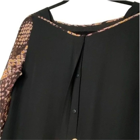 Rebecca Minkoff Leah Silk Dress Snake Print Black Curved Hem Size 6 - Picture 6 of 13